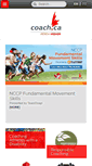 Mobile Screenshot of coach.ca